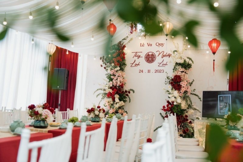 Kh&ocirc;ng gian lễ vu quy tại nh&agrave; g&aacute;i cần được chuẩn bị kỹ lưỡng