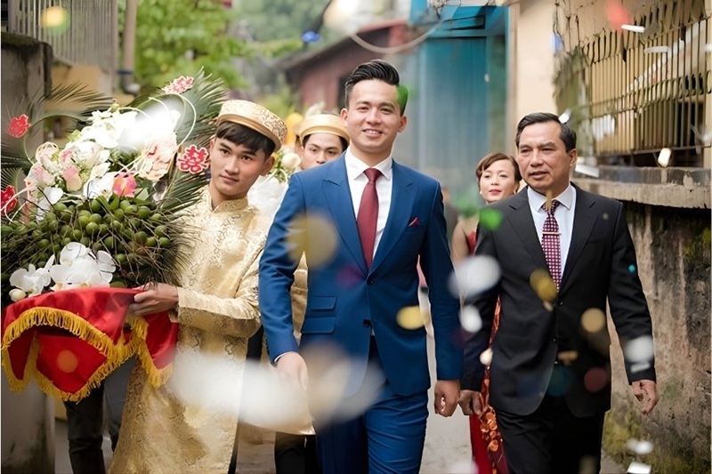 Lễ rước d&acirc;u nghi thức xin đ&oacute;n c&ocirc; d&acirc;u về nh&agrave; chồng