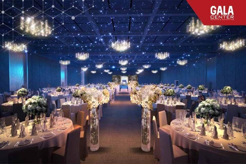 Sảnh tiệc Gala Center với phong c&aacute;ch thiết kế hiện đại, lấy cảm hứng từ c&aacute;c m&ugrave;a trong năm